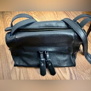 Sandro Leather Crossbody Bag